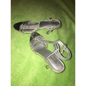 👠Paprika Silver Heels